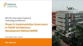 Session12 Phase G Implementation Governance in TOGAF Architecture Development Method ADM [upl. by Vedetta]