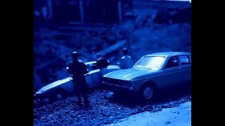 CARTER STREET  The Sweeney  Life On Mars  OO Gauge Micro Exhibition Layout Car chase scene [upl. by Ferne]