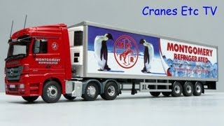 Corgi MercedesBenz Actros Refrigerated Trailer Montgomery by Cranes Etc TV [upl. by Topper]