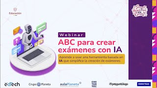 Webinar ABC para crear exámenes con IA [upl. by Kaiser]