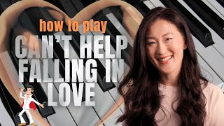 Cant Help Falling in Love  Piano Tutorial Beginner [upl. by Ihdin]