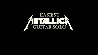 Easiest Metallica Solo [upl. by Davies]