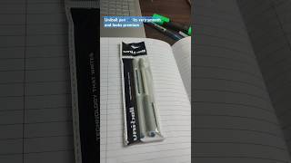 Uniball pen very smooth and looks premium [upl. by Lodi]