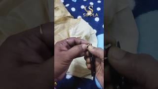 Easy way for hook stitching sippla blouse tailor sippladiy sipplatailor embroidery viptailor [upl. by Dorisa]