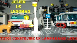 TUTO Comment construire un lampadaire en lego [upl. by Aihseyt]