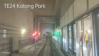 🟤 TEL Stage 4 Mrt 🚆🚂 ride from TE23 Tanjong Rhu to TE25 Tanjong Katong [upl. by Wenger]