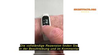 Produktbewertung TOOBUR Fitness Tracker mit schrittzähler Fitnessuhr mit Wasserdicht Pulsuhr mit He [upl. by Lyret366]