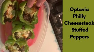 Optavia Lean and Green Recipe Philly Cheesesteak Stuffed Peppers [upl. by Poul675]