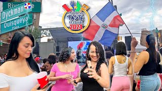 Dominican Taste Festival 2024 Dyckman NYC Day 2 “FULL of FLAVORS” [upl. by Iborian740]