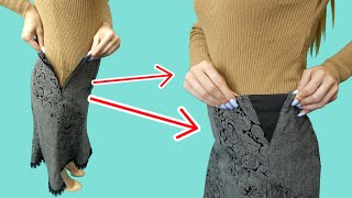 A useful tip how to upsize a skirt the waist easily [upl. by Norad]