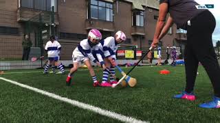 Hurlingcamogie drills and skills for children [upl. by Kinson]