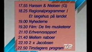 Tv2 Danmarkavslutning 1989 [upl. by Minna46]