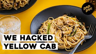 Yellow Cabs Charlie Chan Chicken Pasta Recipe Nutty Savory Asian Pasta  Food Hacks • Pepperph [upl. by Eidolem]