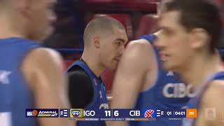 AdmiralBet ABA League 202324 Round 12 match Igokea mtel  Cibona 16122023 [upl. by Chatwin]