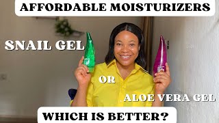 Snail Gel vs Aloe Vera Gel Snail Gel for a Youthful SkinCheap Moisturizers that feels like Corsx… [upl. by Anetsirhc124]