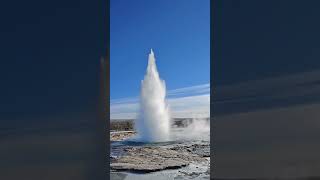 The Geysir area in Iceland is just mindblowing iceland [upl. by Yreme216]