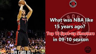 Do you remember the man named Andrea Bargnani？Top 10 Spotup Scorers in 0910 season [upl. by Ljoka]