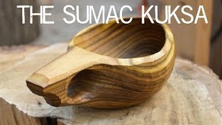 The Sumac Kuksa cup  Bushcraft carved wooden cup by Lotsofwoodscom [upl. by Haynes876]