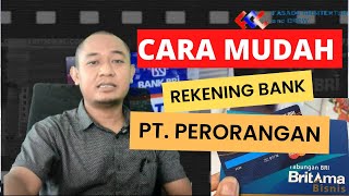 BUKA REKENING BANK PT PERORANGAN [upl. by Ketty]