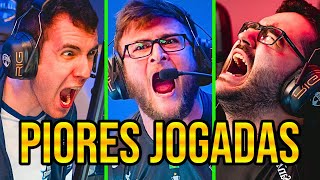 MOMENTOS DE PURA VERGONHA AS PIORES JOGADAS DO CBLOL [upl. by Adnilreb]