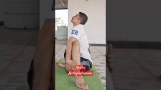 Ardha Matsyendrasana spinal twist yoga yogapractice [upl. by Janeva]