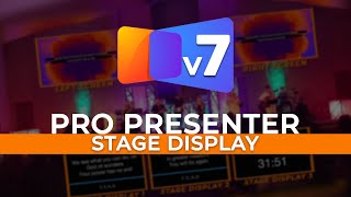 ProPresenter 7  Stage Display Essentials [upl. by Ybba674]