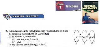 Functions Mastery Practice Q7 Latihan pengukuhan fungsi add maths form 4 textbook kssm [upl. by Erdnassak788]