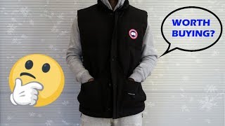 Canada Goose Freestyle Vest Fit Review [upl. by Salome403]