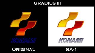 Gradius III SNES  Original x SA1 Comparison [upl. by Hsetih]