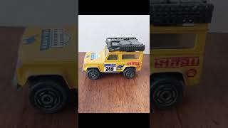 Vintage Land Rover Toy Car  Paris Dakar Rally [upl. by Yewed317]