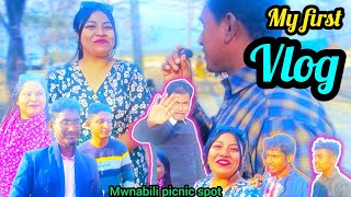 First Vlog journey to Mwnabilipicnicspot firstvlog viral interview [upl. by Drarej301]