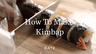 How To Make Healthy Vegetarian Kimbap [upl. by Samp]