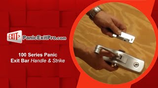 How To Operate 100 Series Panic Door Handle amp Strike [upl. by Sutherland]