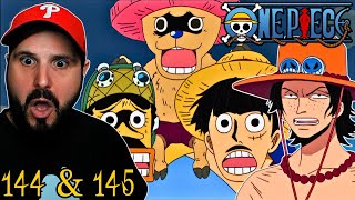 New Arc Begins ONE PIECE Episode 144 amp 145 Reaction amp Review [upl. by Amadeo820]