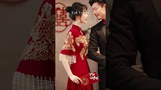 Put on the new Chinese cheongsam and step into the wedding hall lets send our best wishes to them [upl. by Wallack397]