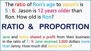 Can you solve these problems UNDERSTANDING RATIO AND PROPORTION [upl. by Raybourne]