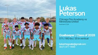 Lukas Peterson vs Minnesota United 110924 [upl. by Hutt]