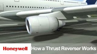 How a Thrust Reverser Works  Products  Honeywell Aerospace [upl. by Enilrad]