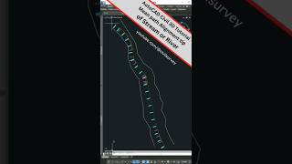 Stream Mean Path Alignment in Civil 3D youtubeshortsces tutorial civil3d [upl. by Naujled468]