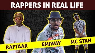 Rappers in Real Life  Emiway Bantai  Raftaar  Divine  MC Stan  Gully Boy  Funcho Entertainment [upl. by Nylasor625]