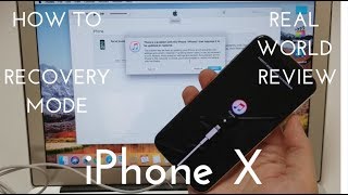 How to put your iPhone X into Recovery Mode Where is the home button [upl. by Brightman]