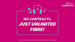 Enjoy Fast and Unlimited Fibre for only R249 per month [upl. by Nnail]