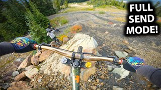 Riding Crazy New Lines and FULLY SENDING IT AT THE WHISTLER BIKE PARK [upl. by Eenwahs]