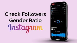 How To Check Instagram Followers Gender Ratio [upl. by Anelehs]