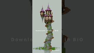 Enchanted Tower  Minecraft minecraft minecraftbuild minecraftshorts minecrafttutorial shorts [upl. by Aehtrod]