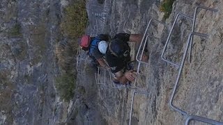 Ferrata Los Vados  Motril  Granada  Go pro Hero 3 [upl. by Keynes]