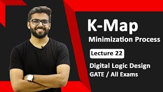 K Map Minimization Process in hindi   Digital Logic GATE Lectures in Hindi [upl. by Sinnylg]