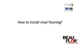 How to install Beauflor vinyl flooring [upl. by Licko]