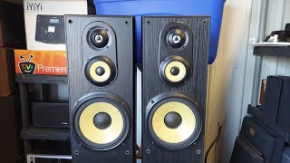 Sony SSMF550H 3 Way Floor Speakers [upl. by Fallon]