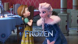 Queen Anna and Elsa with their daughters  Forest Spirit Frozen Fanmade Scene [upl. by Ecirtaeb]